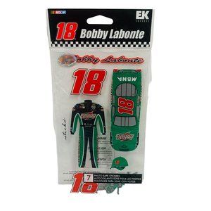 EKSuccess Nascar #18 Bobby Labonte Stickers New